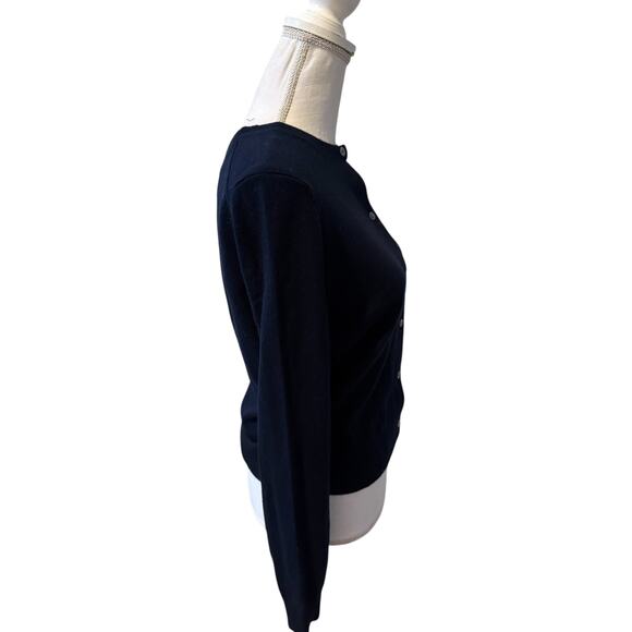 Theory Soft Cashmere Cardigan Sweater Inkwell S - Picture 4 of 10